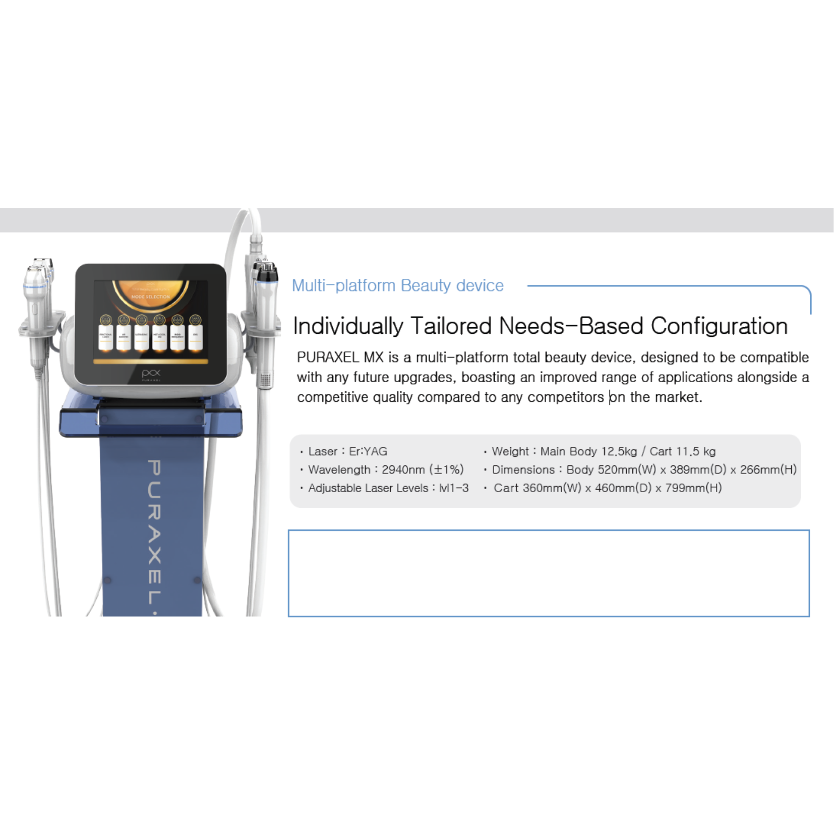 PURAXEL MX Total Beauty Care Device