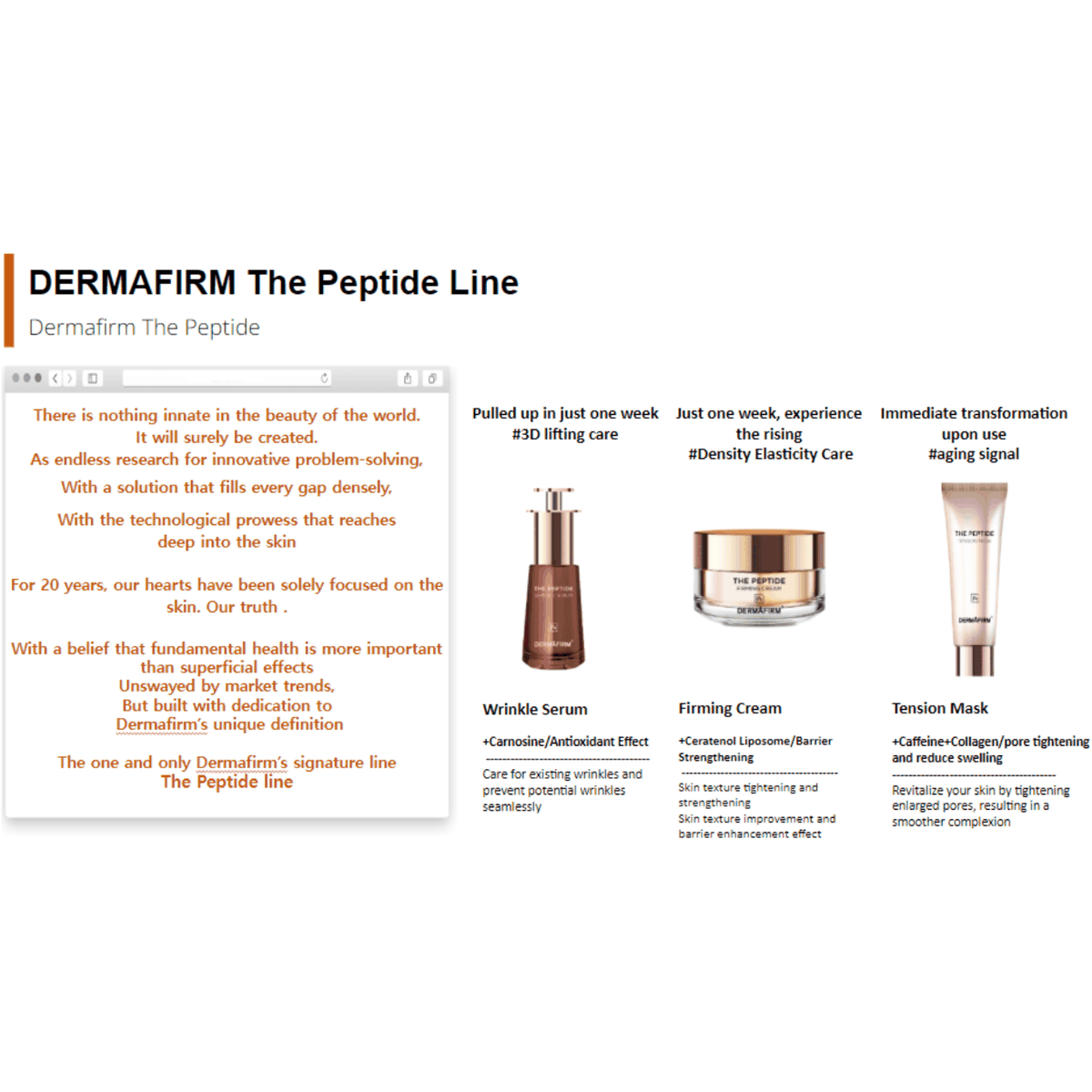 Peptide Firming Cream P4 - 50g