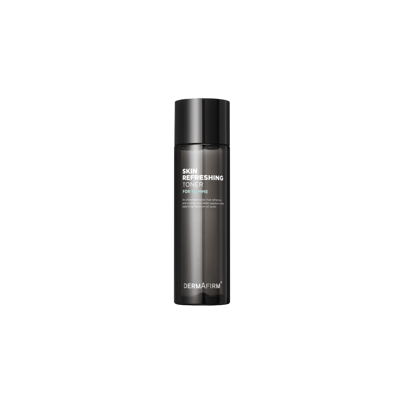 Skin Refreshing Toner for men by Dermafirm in black bottle, 150ml moisturizing and oil balancing toner