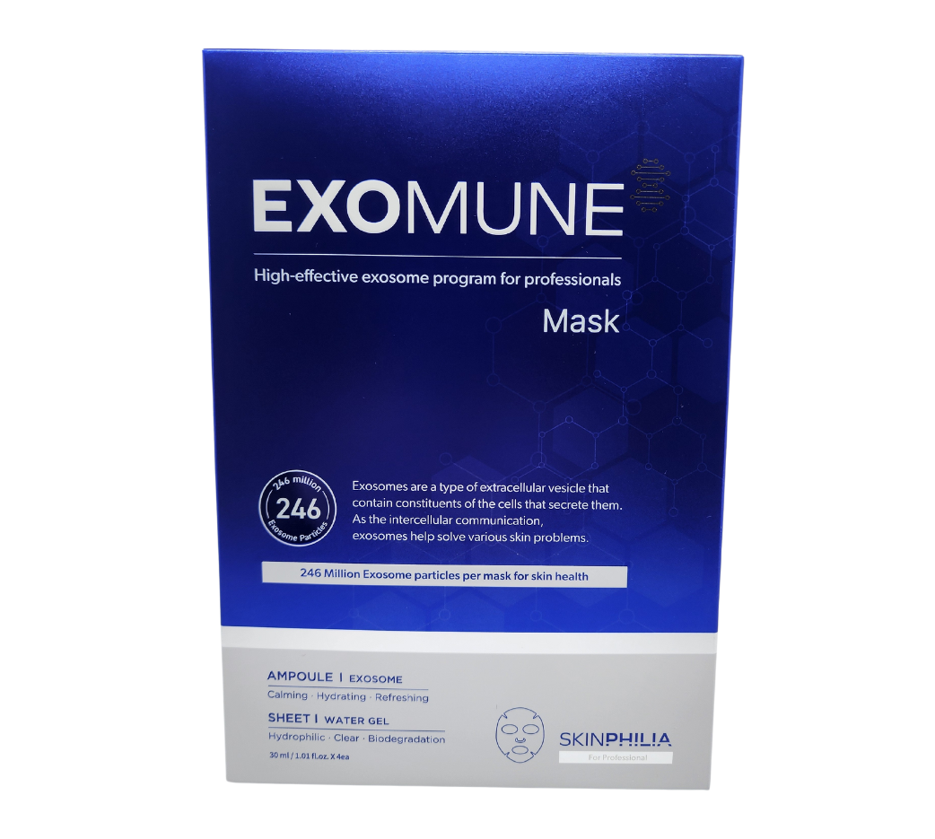 爆買い 英語 Exosome EXOMUNE Mask USA Dermafirm - 30ml) x (4 パック・フェイスマスク