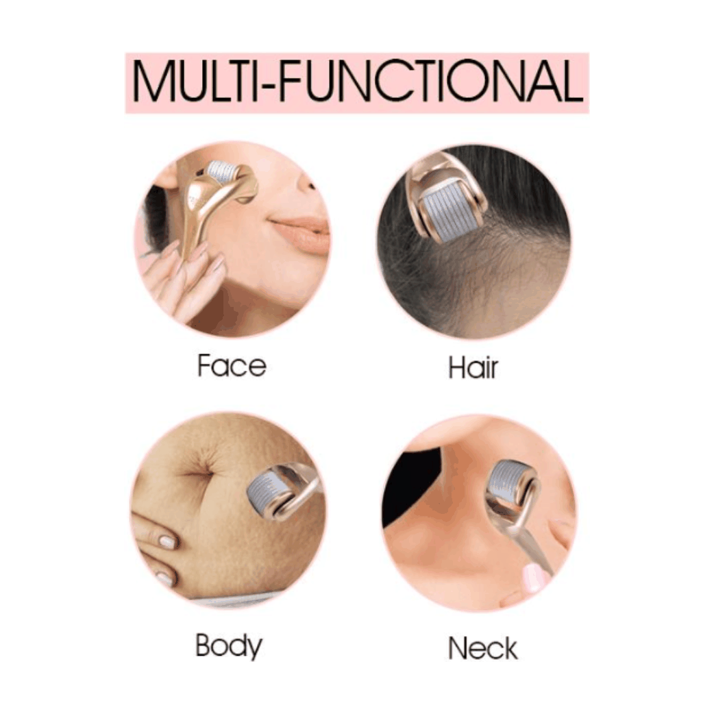 Professinal Quality Titanium Derma Roller - (540 x 1mm titanium needles)