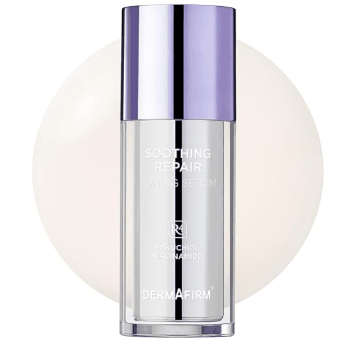 DERMAFIRM Soothing Repair Toning Serum R4 with Bakuchiol and Niacinamide for acne, redness, and wrinkle repair, 30ml