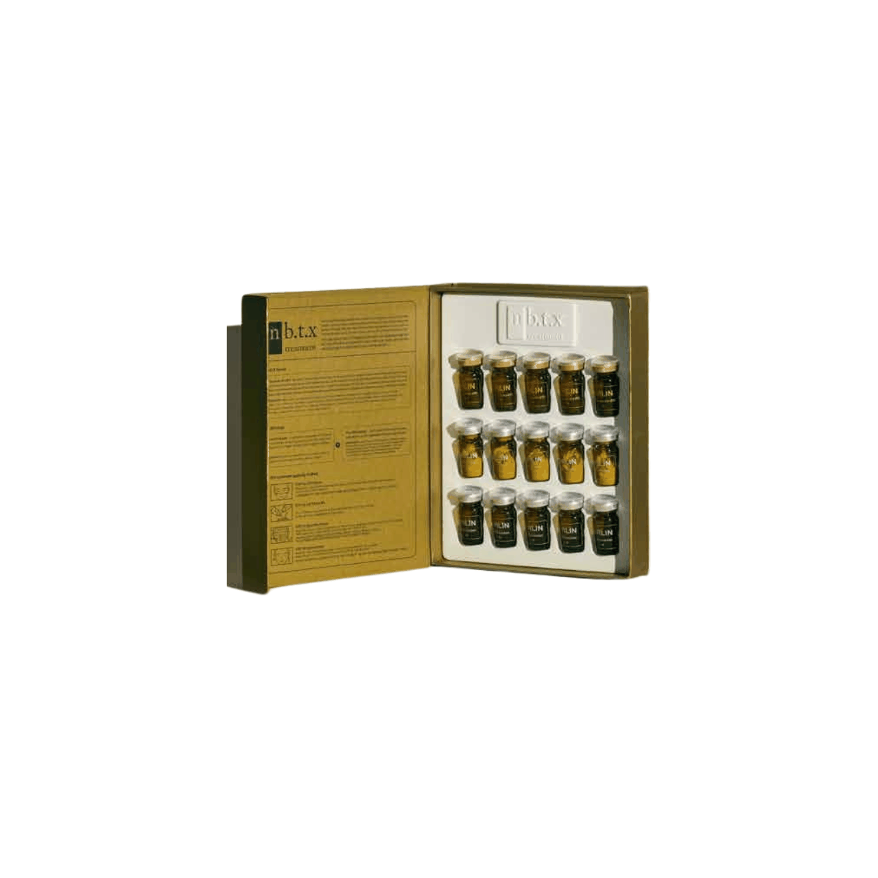 N-BTX Treatment Kit with F1 Serum, F2 Powder, and F3 Solution for anti-aging and wrinkle reduction