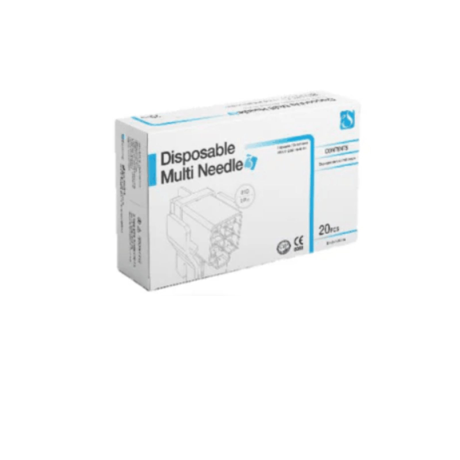 Vital Injector 3 Multi-Needle disposable 9-pin square-shaped 20 pcs box for skin treatments