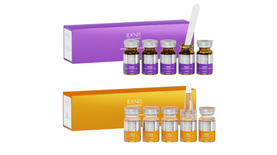 IDENEL - PEPTAXEL (Anti-aging "Purple" + Regeneration "Orange" Package: 10 Vials - 5 Vials of 1g + 5 Vials of 8ml)