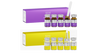 IDENEL - PEPTAXEL (Anti-aging "Purple" + Brightening "Yellow" Package: 10 Vials - 5 Vials of 1g + 5 Vials of 8ml)