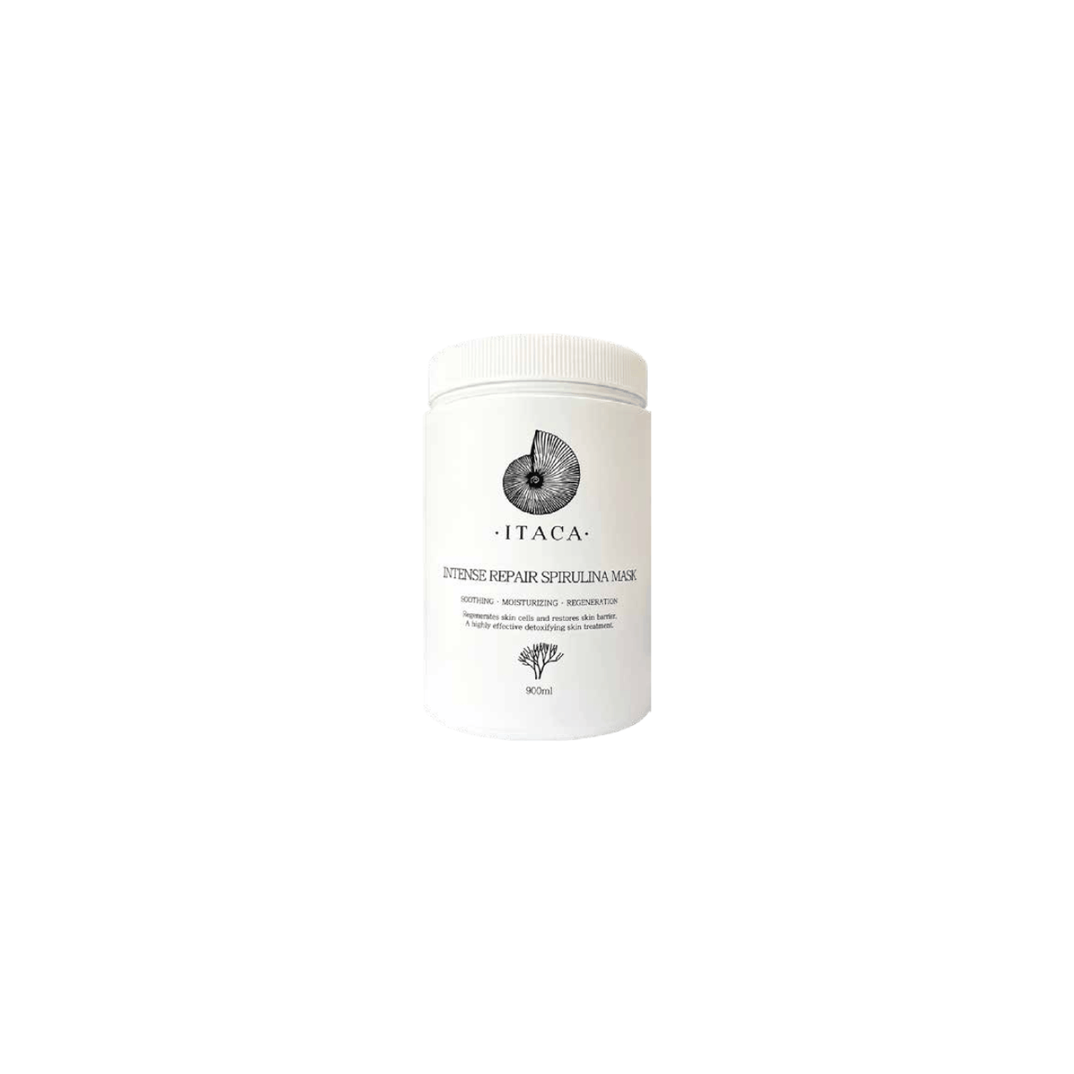 ITACA Intense Repair Spirulina Mask 900g container for moisturizing and skin regeneration