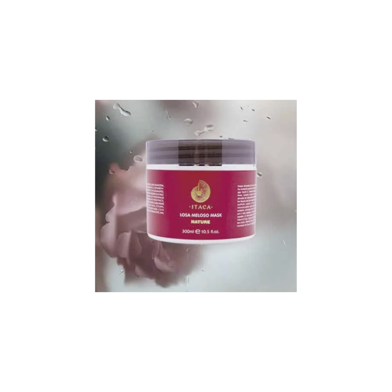 Losa Meloso Mask 300ml by ITACA with Damascus Rose and Shea Butter for anti-aging and hydration