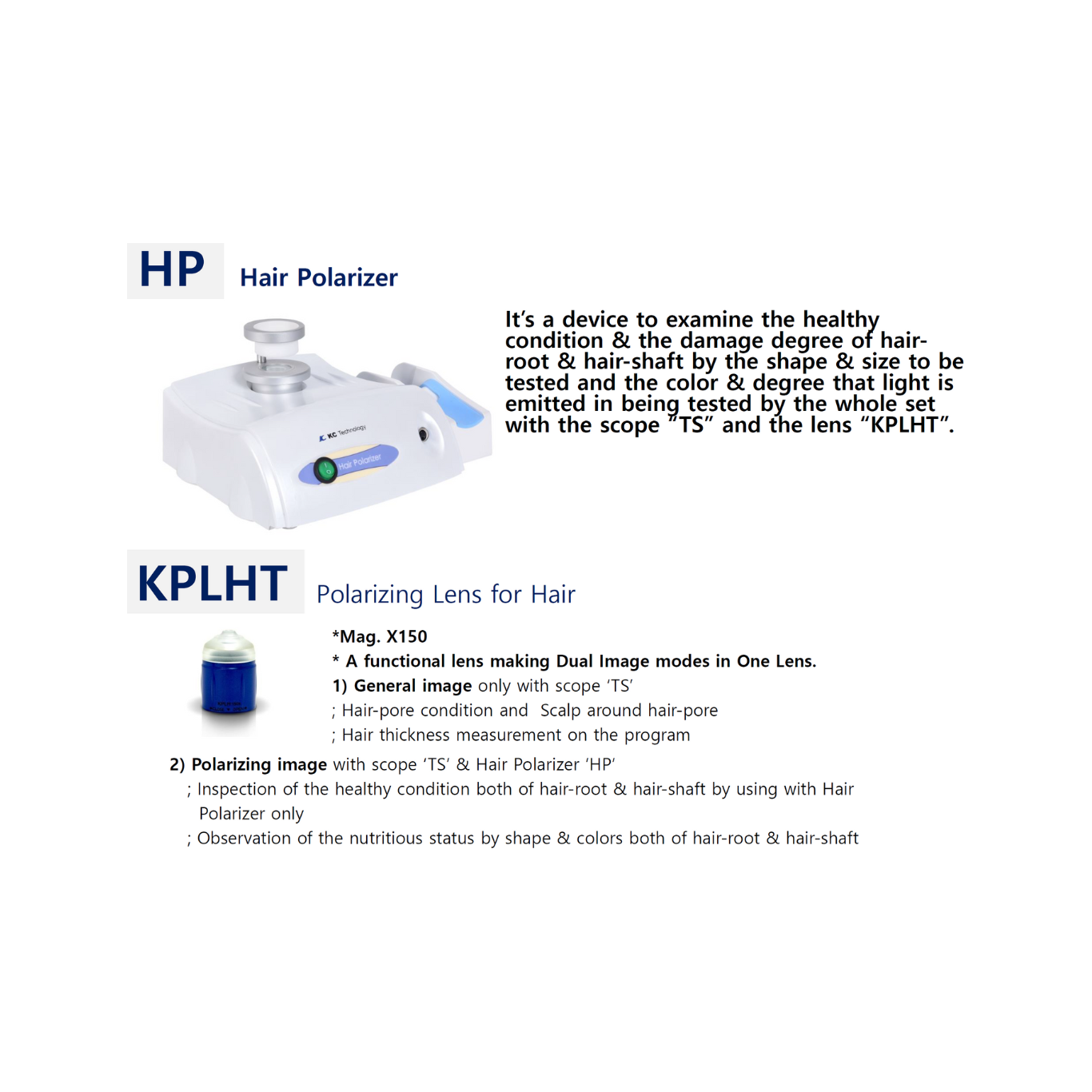 KT HMS Premier Pro Analyzer with the KPLHT Lense
