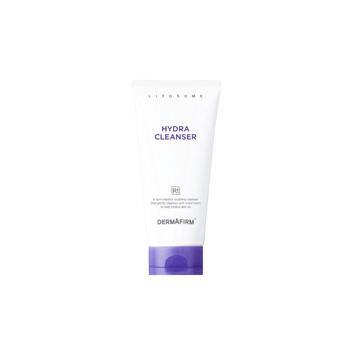 Dermafirm Hydra Cleanser R4 facial cleanser tube 150ml with peptide and botanical extract formula for skin hydration and anti-aging