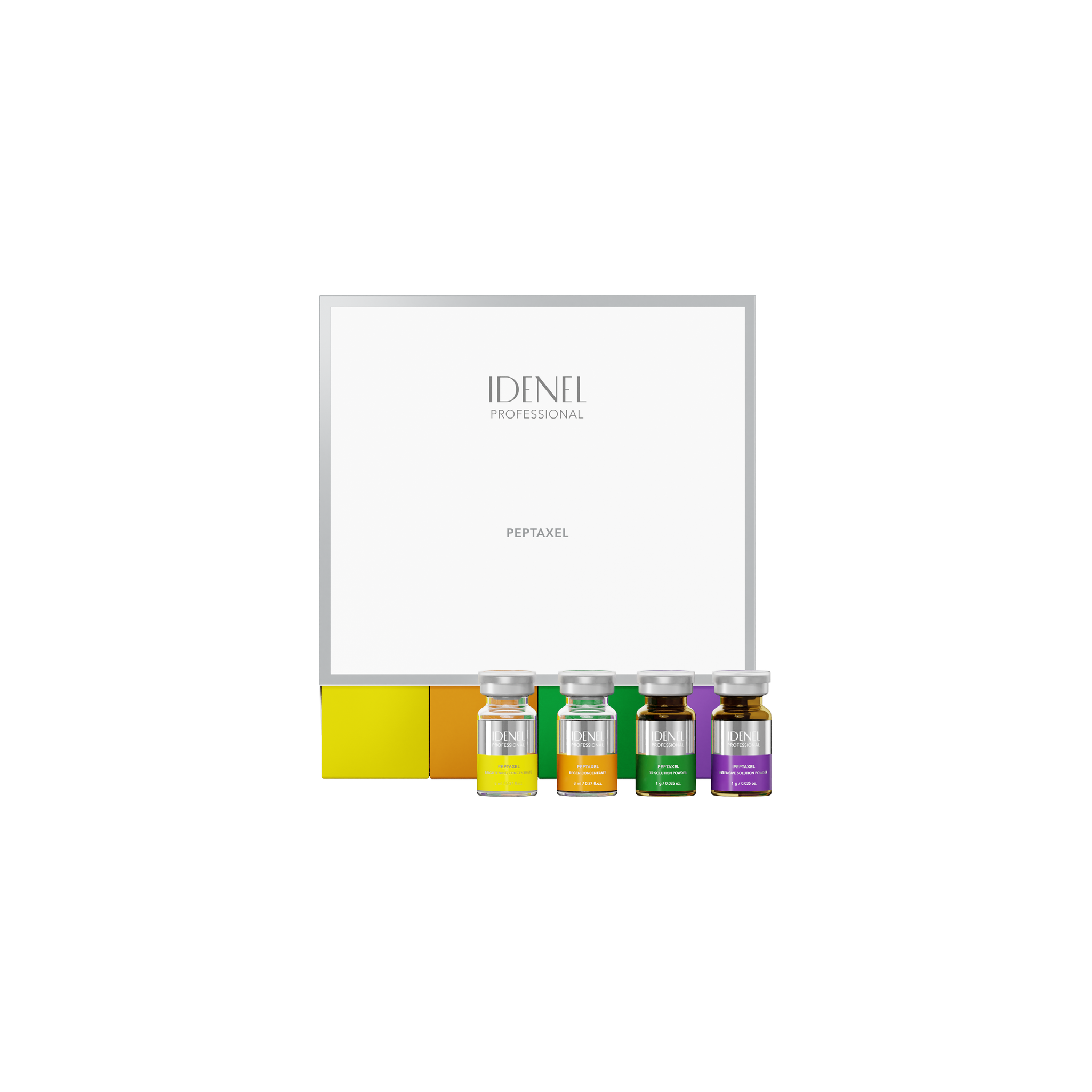 IDENEL - PEPTAXEL (Full Package: 20 Vials - 10 Vials of 1.5 g each + 10 Vials of 8ml each)