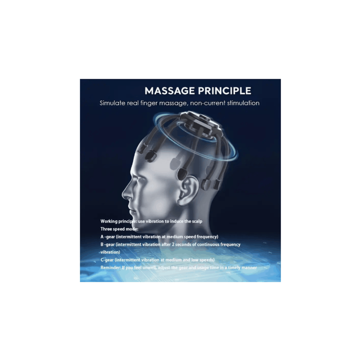 SerenitySphere FlexTouch: The Ultimate 3-Mode Cordless Scalp & Head Soother