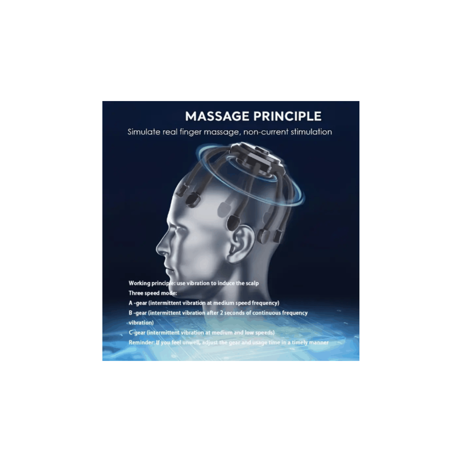 SerenitySphere FlexTouch: The Ultimate 3-Mode Cordless Scalp & Head Soother