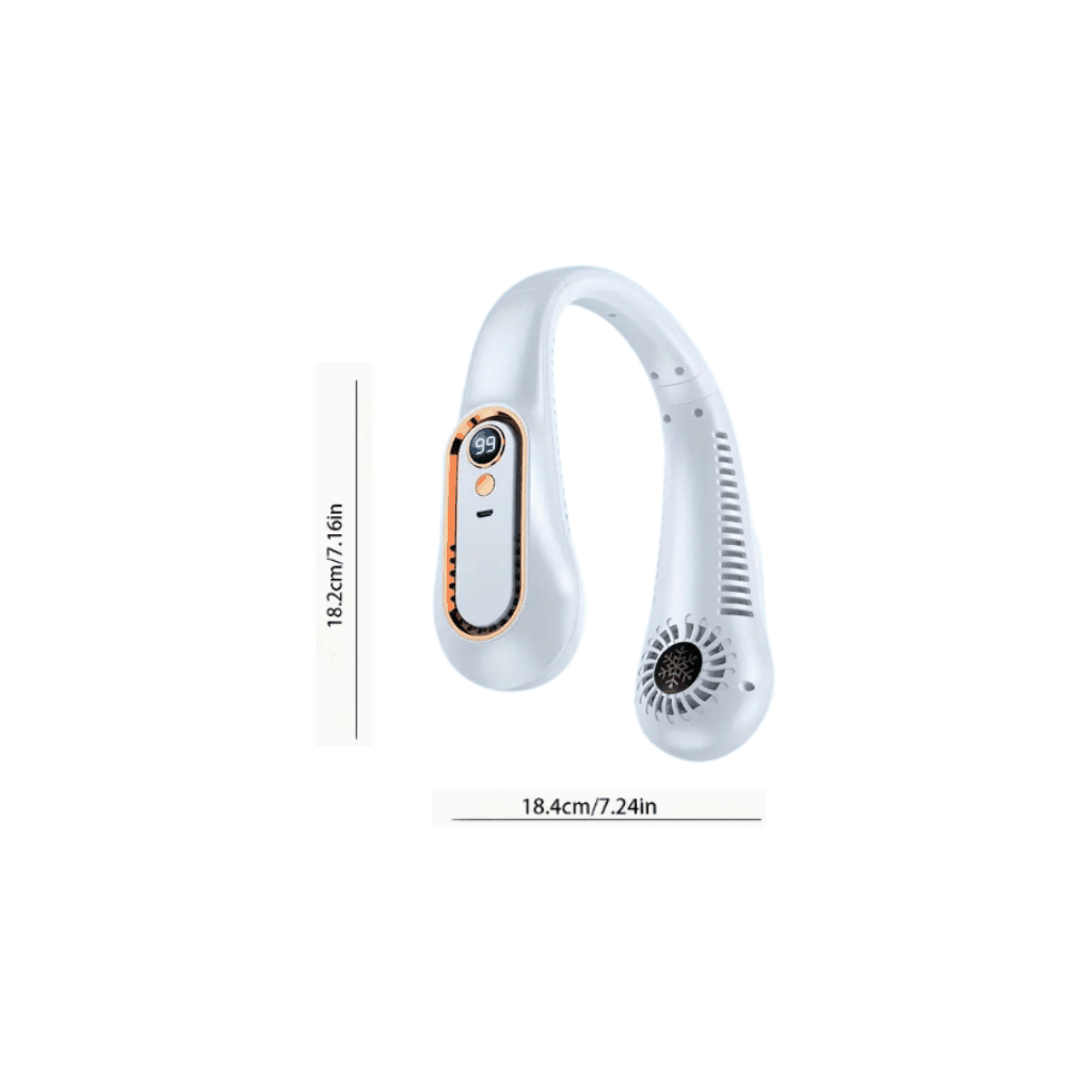 Neck Fan, Stay Cool And Comfortable With This USB Rechargeable 5-Speed Adjustable Neck Fan