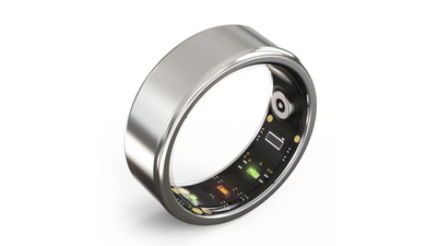 Smart Ring with Military-Grade Titanium Steel Shell (Silver Color)