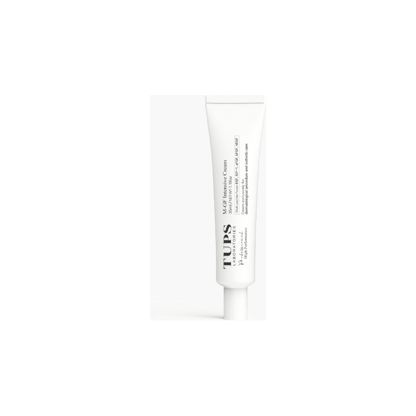 TUPS MGF Cream 50ml tube for skin healing and regeneration with peptides and hyaluronic acids