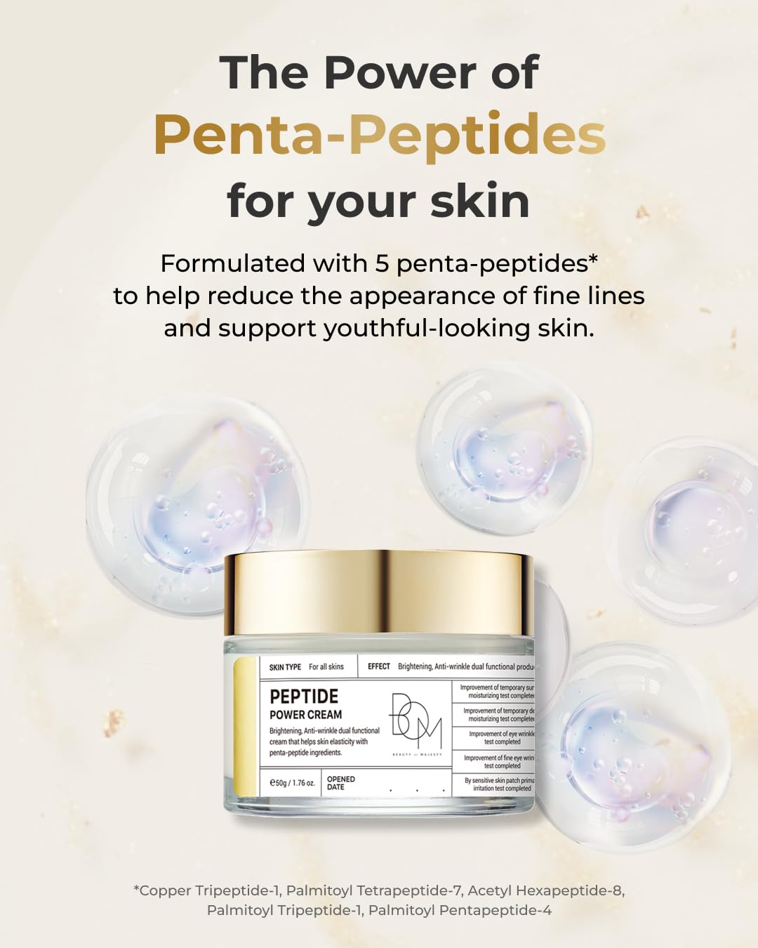 Peptide Power Cream - 50g
