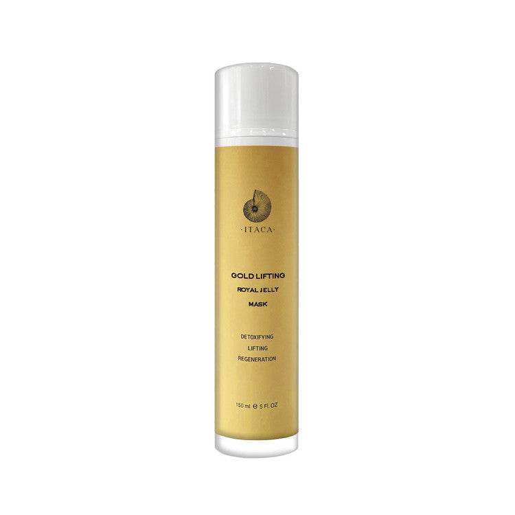 Gold Lifting Royal Jelly Mask 150ml jar with luxurious gold pigment for skin lifting and detoxifying benefits