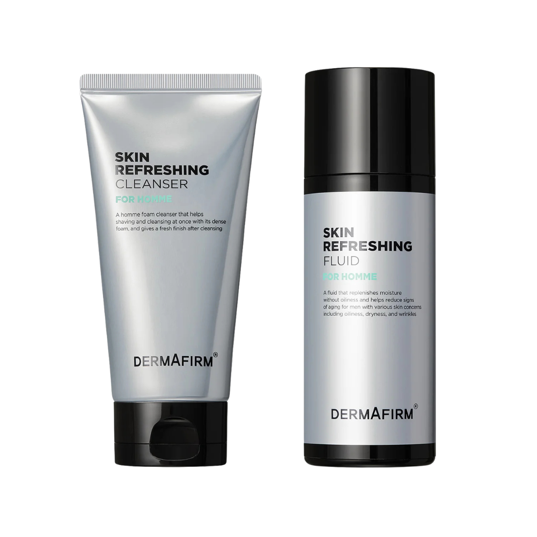 Skin Refreshing Cleanser + Fluid for HOMME Combo
