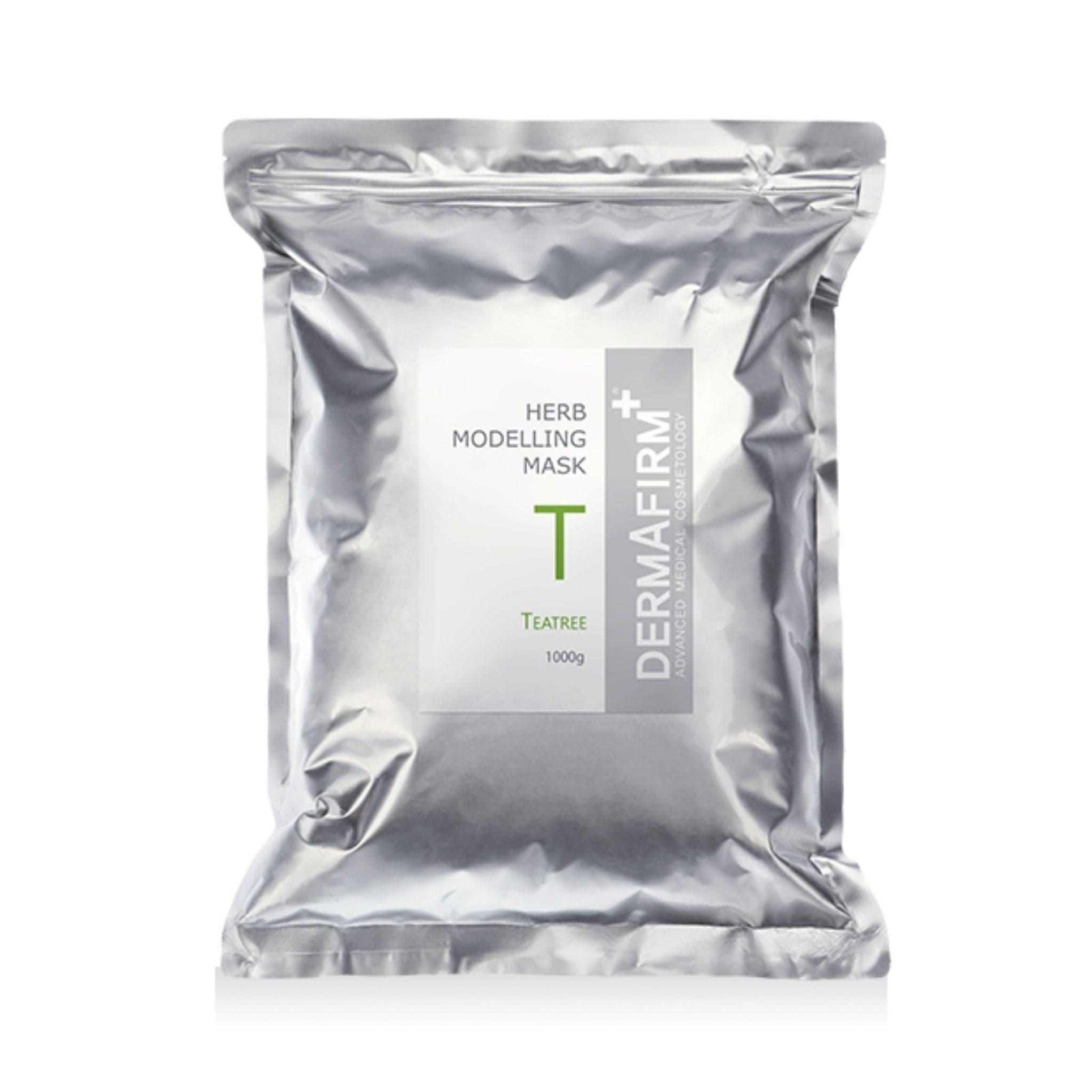 Dermafirm Modeling Mask Tea Tree 1000g for acne-prone and inflamed skin with tea tree oil and moisturizing ingredients
