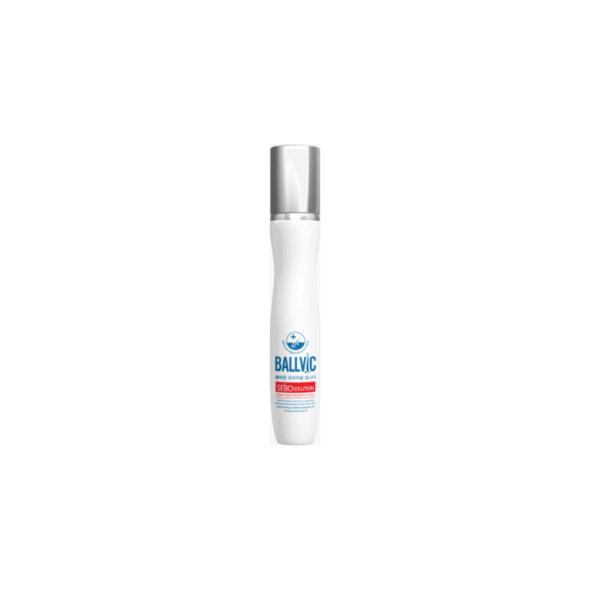 BallVic SEBO Solution 30g bottle with roller-ball applicator for targeted scalp care and anti-dandruff treatment