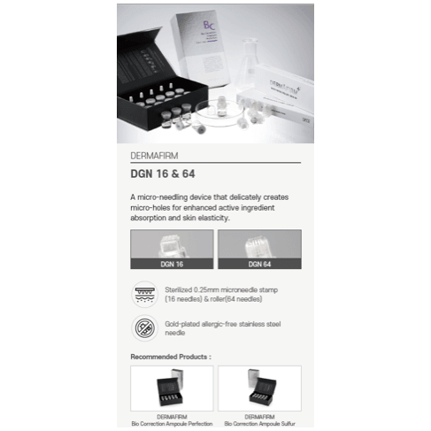 Micro 24K Gold Needle Roller (DGN-64) - Dermafirm USA